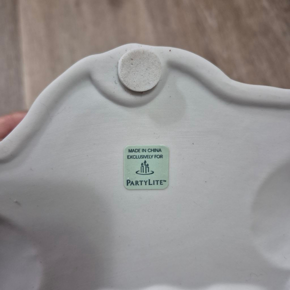 Partylite Snowbell Kids Votive Candle Holder P7869 Snowmen Having Smores & Cocoa - Picture 10 of 13